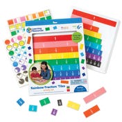 Rainbow Fraction&#174; Tiles with Tray