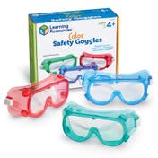 Color Safety Goggles, Set of 6