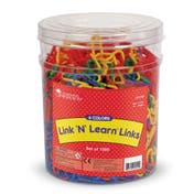 Link 'N' Learn&#174; Links - 6 Colors, Set of 1000