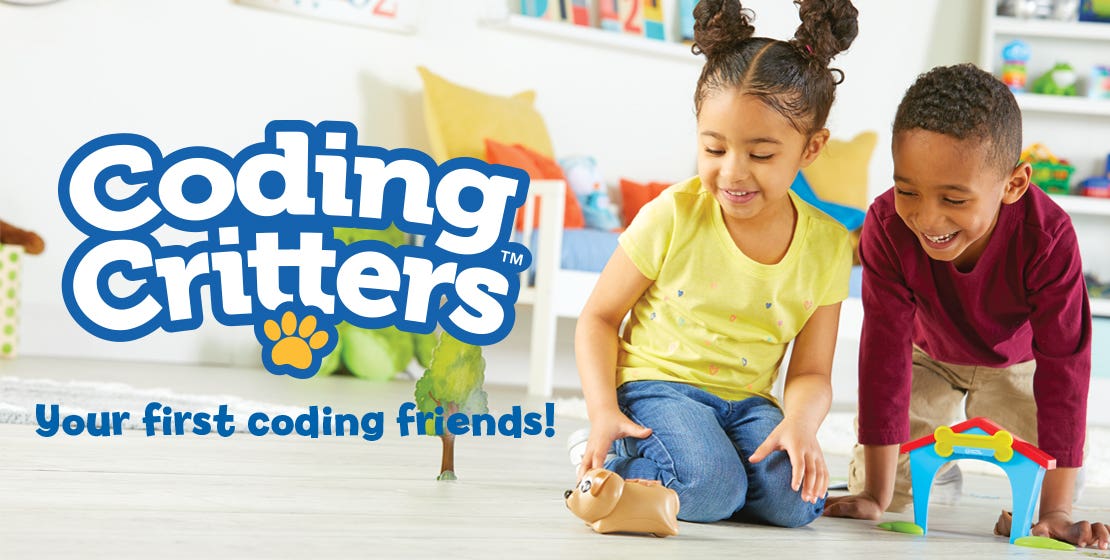 Banner for Coding Critters, Your First Coding Friends